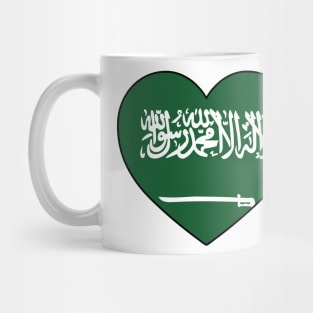 Heart - Saudi Arabia Mug